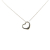 Tiffany & Co Tiffany Silver Elsa Peretti Sterling Silver Open Heart Pendant Necklace Spain