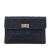 Chanel B Chanel Blue Navy Denim Fabric Mademoiselle Chocolate Bar Clutch France