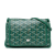 Goyard AB Goyard Green Coated Canvas Fabric Goyardine Plumet Pocket Wallet France