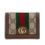 Gucci AB Gucci Brown Coated Canvas Fabric GG Supreme Ophidia Small Wallet Italy