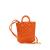 Bottega Veneta AB Bottega Veneta Orange Nappa Leather Leather Nappa Intrecciato Maxi Cabat Bag Charm Italy