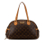 Louis Vuitton B Louis Vuitton Brown Monogram Canvas Canvas Monogram Montorgueil PM France