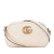 Gucci B Gucci White Calf Leather Small GG Marmont Matelasse Crossbody Italy