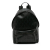 Christian Dior AB Dior Black Coated Canvas Fabric CD Diamond Rider Zipped Backpack Italy