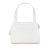 Chanel B Chanel White Calf Leather Mini Camellia skin Handbag Italy