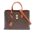 Louis Vuitton AB Louis Vuitton Brown Monogram Canvas Canvas Monogram Flower Tote France