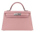 Hermès AB Hermès Pink Light Pink Goatskin Leather Mini Chevre Mysore Kelly France