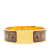 Hermès AB Hermès Red with Gold Enamel Other Wide Horse Loquet Hinge Bangle France