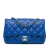 Chanel B Chanel Blue Lambskin Leather Leather Mini Rectangular Classic Lambskin Single Flap France