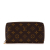 Louis Vuitton B Louis Vuitton Brown Monogram Canvas Canvas Monogram Zippy Long Wallet France