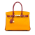 Hermès AB Hermès Yellow Mustard Calf Leather HSS Special Order Bicolor Swift Birkin Retourne 30 France