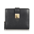 Fendi B Fendi Black Calf Leather Bi-fold Wallet Italy