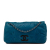 Chanel B Chanel Blue Calf Leather Iridescent skin East West Glint Flap Italy