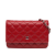 Chanel B Chanel Red Caviar Leather Leather Classic Caviar Wallet on Chain Italy