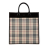 Burberry B Burberry Brown Beige Canvas Fabric House Check Tote United Kingdom