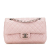 Chanel B Chanel Pink Light Pink Lambskin Leather Leather Medium Classic Lambskin Double Flap Italy