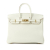 Hermès A Hermès White Ivory Calf Leather Togo Birkin Retourne 25 France