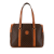 Celine B Celine Brown Coated Canvas Fabric Macadam Shoulder Bag Italy