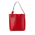 Loewe B LOEWE Red Calf Leather Asymmetric Tote Spain