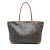 Goyard B Goyard Black with Brown Coated Canvas Fabric Goyardine Artois MM France