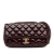 Chanel AB Chanel Red Burgundy Patent Leather Leather Paris-Salzburg CC Eyelet Patent Flap Italy