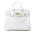 Hermès A Hermès White Calf Leather Swift Birkin Retourne 25 France