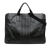 Bottega Veneta AB Bottega Veneta Black Calf Leather Intrecciato Trimmed Soft Briefcase Italy