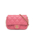 Chanel AB Chanel Pink Lambskin Leather Leather Small Quilted Lambskin Dynasty Flap Italy