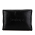 Saint Laurent AB Saint Laurent Black Lambskin Leather Leather Large Lambskin Puffy Pouch Italy