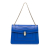 Bvlgari B Bvlgari Blue Calf Leather Medium Serpenti Forever Shoulder Bag Italy