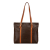 Celine B Celine Brown Coated Canvas Fabric Macadam Tote Italy