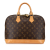 Louis Vuitton B Louis Vuitton Brown Monogram Canvas Canvas Monogram Alma PM France