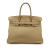 Hermès B Hermès Brown Beige Calf Leather Swift Birkin Retourne 30 France