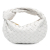 Bottega Veneta AB Bottega Veneta White Nappa Leather Leather Mini Nappa Intrecciato Jodie Italy