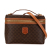 Celine AB Celine Brown Coated Canvas Fabric Macadam Satchel Italy