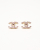 Chanel Coco Pink Rhinestone Earrings