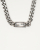 Fendi Baguette Silver Necklace