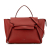 Celine B Celine Red Calf Leather Micro Belt Satchel Italy