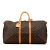 Louis Vuitton B Louis Vuitton Brown Monogram Canvas Canvas Monogram Keepall Bandouliere 55 France