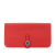 Hermès AB Hermès Red Calf Leather Togo Dogon Long Wallet France