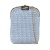 Fendi AB Fendi Blue Light Blue Knit Fabric Crochet Baguette Phone Bag Italy