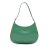 Prada AB Prada Green Calf Leather Spazzolato Cleo Shoulder Bag Italy