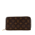 Louis Vuitton AB Louis Vuitton Brown Monogram Canvas Canvas Monogram Zippy Long Wallet Spain