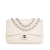 Chanel B Chanel White Caviar Leather Leather Jumbo Classic Caviar Single Flap Italy