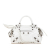 Balenciaga AB Balenciaga White Lambskin Leather Leather Lambskin Motocross Neo Cagole XS Italy