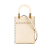 Fendi AB Fendi White Ivory Calf Leather Mini Sunshine Shopper Tote Italy