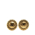 Chanel B Chanel Gold Gold Plated Metal CC Clip On Earrings France