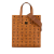 MCM B MCM Brown Coated Canvas Fabric Small Visetos Aren Tote Korea, South