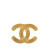 Chanel B Chanel Gold Gold Plated Metal CC Brooch France