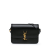 Saint Laurent AB Saint Laurent Black Calf Leather Medium Solferino Satchel In Box Italy